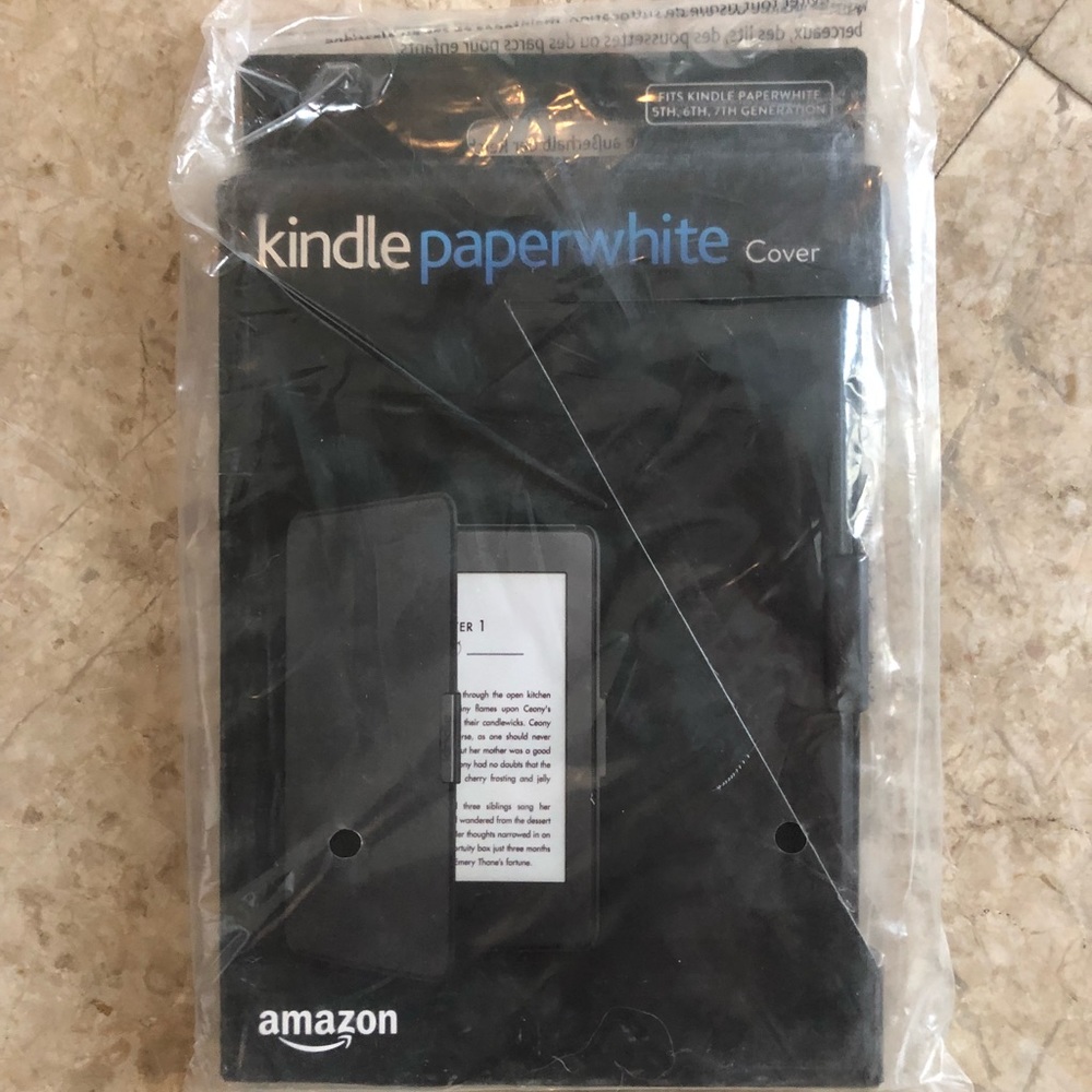 Black kindle paper white cover